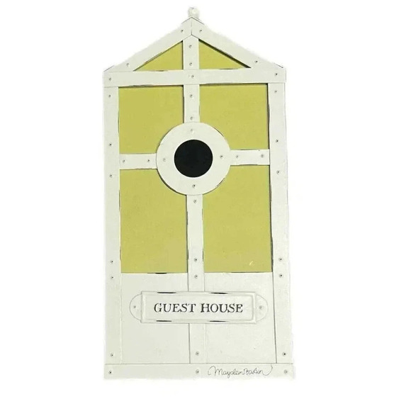 MARJOLEIN Bastin Guest House Green Metal Birdhouse Hallmark - Picture 1 of 5